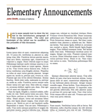 Elementary Announcements Image Link